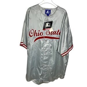 NWT Starter Ohio State University Vintage Jersey Baseball Nylon Large Deadstock